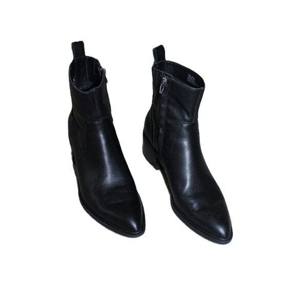 DOLCE VITA Genuine Leather Bryson Booties in Black (8.5) - Picture 9 of 12